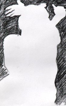 Negative space Warm-up, crossed arms