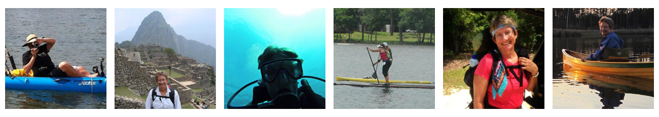 Joan Vienot Fine Artist | Shooting St. George Island, Machu Picchu, Scuba Diving, Racing SUP Stand Up Paddleboard, Backpacking, Paddling Tucker Bayou